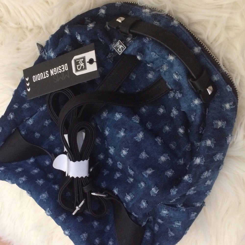 NWT MMS Design Studios Stone Washed Backpack - Picture 8 of 8